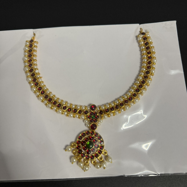 Bharatanatyam short necklace kids 