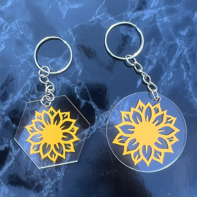 Sunflower Keyrings 
