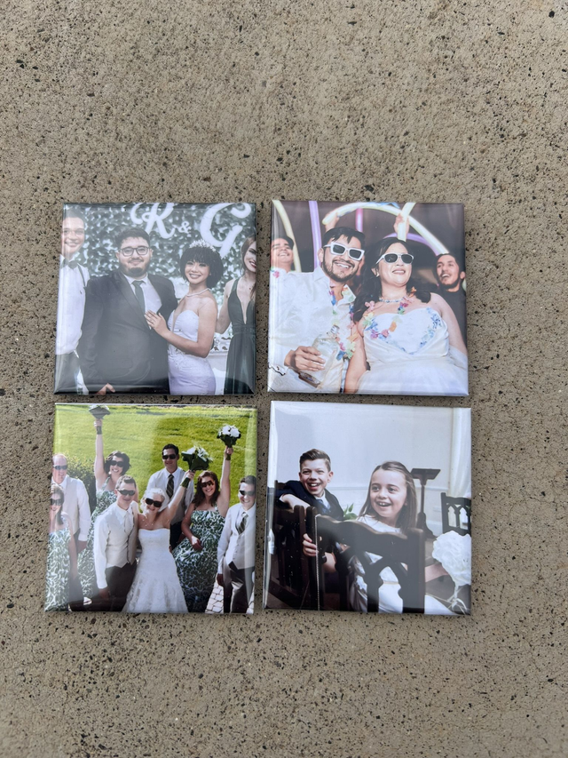 Set de 4 imanes personalizados