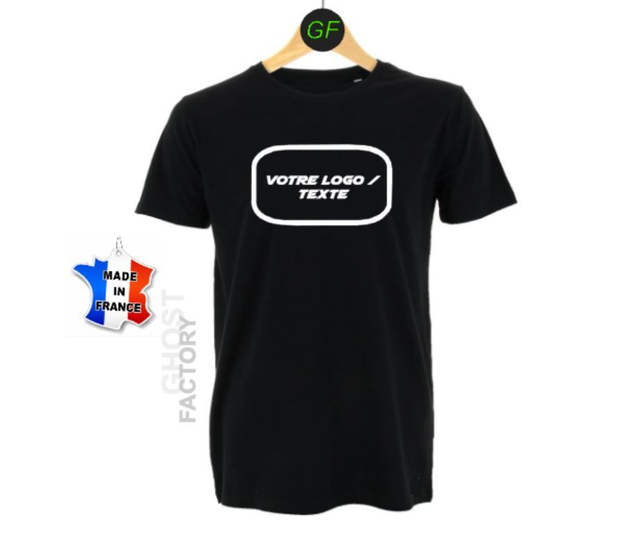 T-shirt Votre logo ou texte sur le TORSE