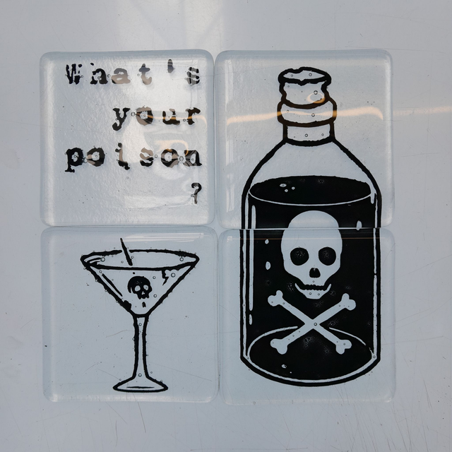 What's Your Poison? Coaster Set