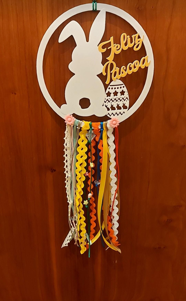 Aro para porta tema Páscoa 
