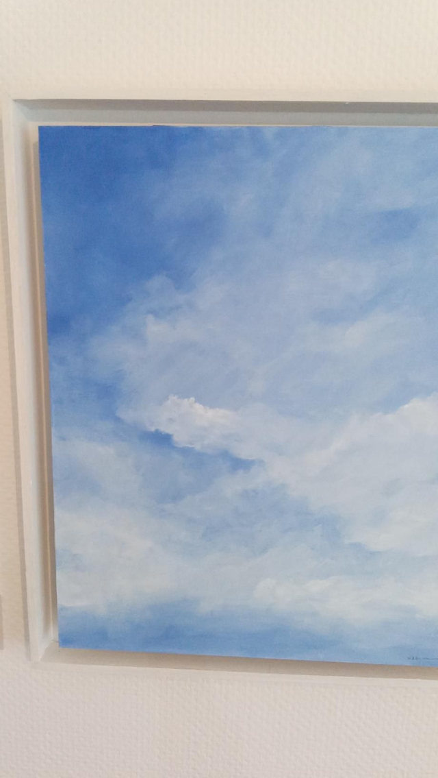 Nuage Walther Adriaensen grand format encadré