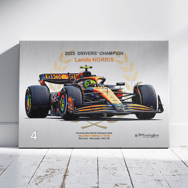 C251211 McLaren MCL39 Formula 1 2025 #4 Lando Norris F1 Champion