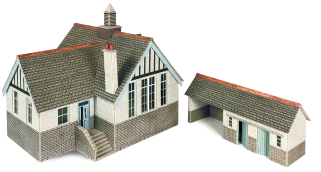 PO253 00/H0 Scale Village School