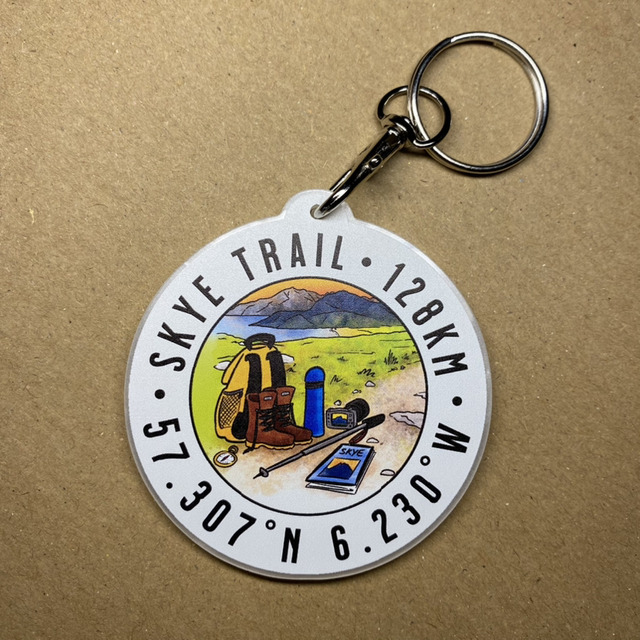Skye Trail keyring