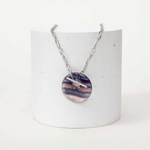 Pendentif Charlize - Fluorite extra