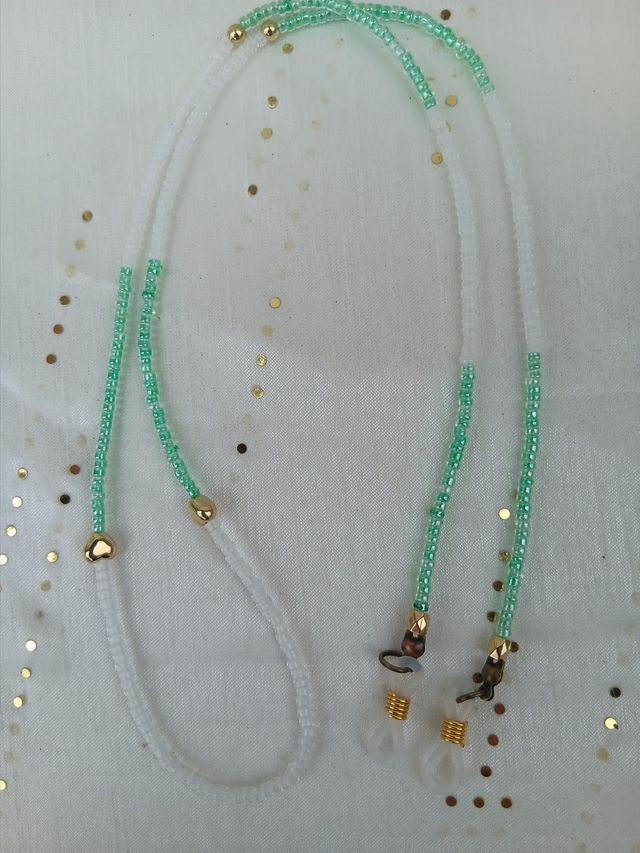 Cordon en Perles de Rocaille pour Lunettes 