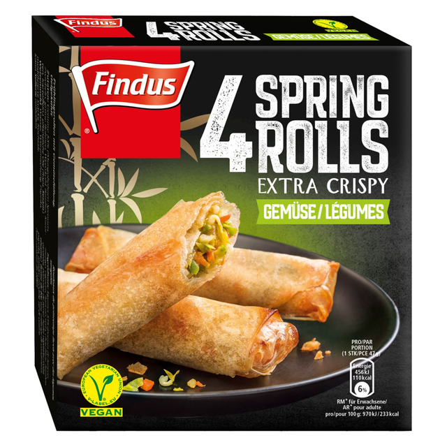 Findus 4x Spring Rolls Extra Crispy 188g
