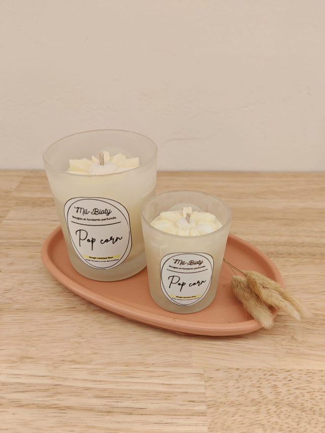 Bougie classique : Pop corn