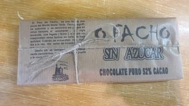 Chocolate puro 70% SIN AZÚCAR "O FACHO"