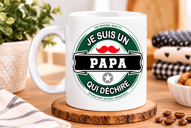 Mug Papa Qui Déchire – Une Idée Cadeau Originale et Pleine d’Amour pour un Papa Extraordinaire