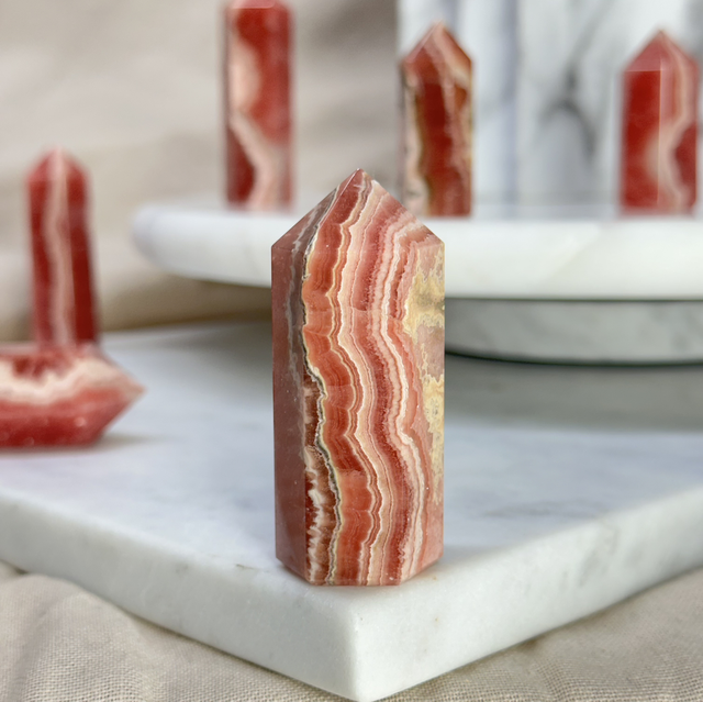 Rhodochrosite Tower (High Quality) #4