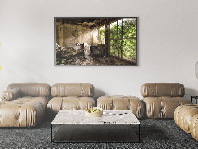 Le livre "Déliquescence" plus un tirage photo contrecollé sur Dibond 2mm de 60 x 40