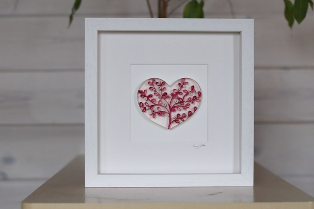 Cherry blossom heart