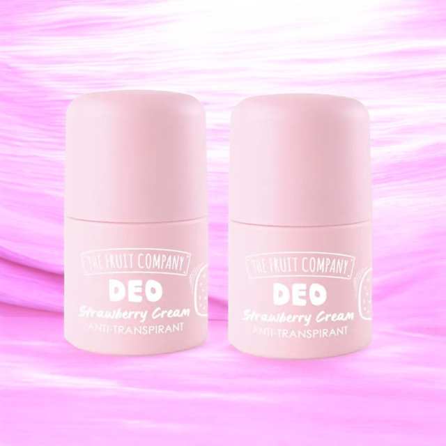Déodorant roll-on fraise&amp;chantilly X2