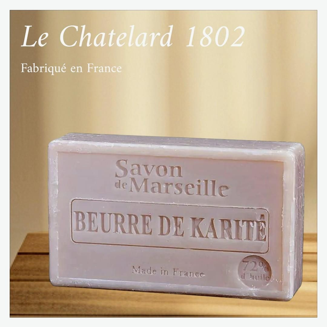 Savon "Beurre de Karité" 100 gr Le Chatelard 1802