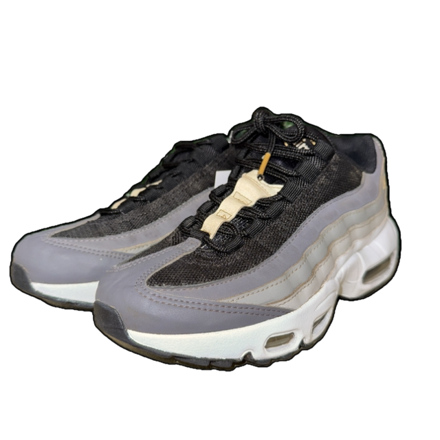 Air Max 95 Recraft GS White Metallic Gold - UK 4