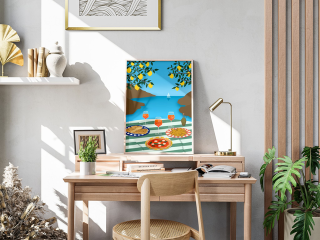 Voyage Gourmand - Italie Affiche