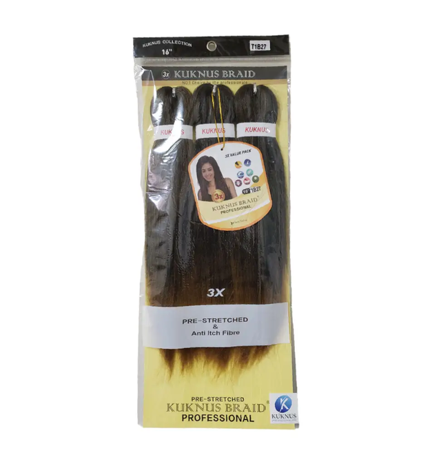 Kuknus Braid 3X Pre-Stretched 16" T1B27