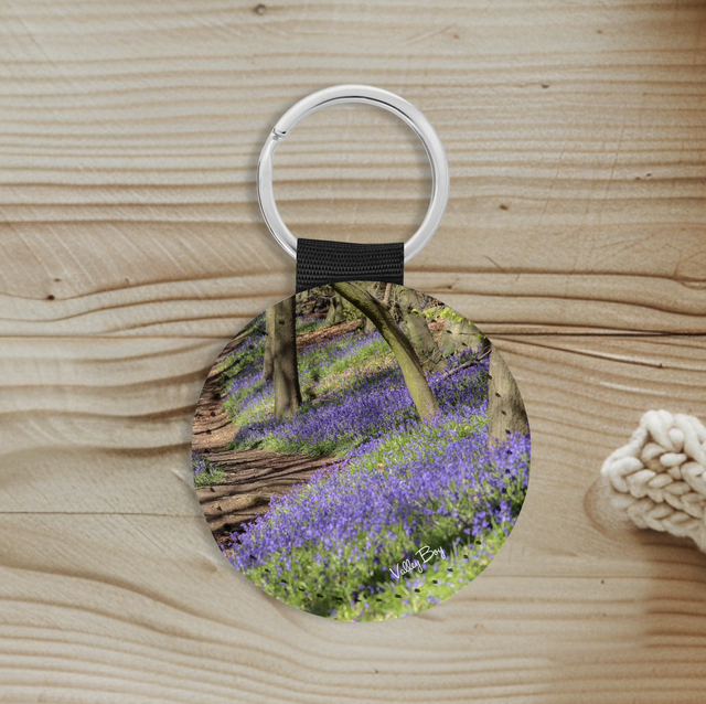 “Bluebell Woodland” Keyring 
