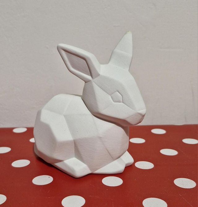Faceted Rabbit figure