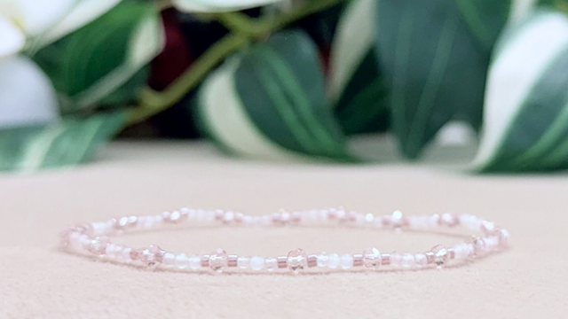 Bracelet | Quartz Rose - Délicat