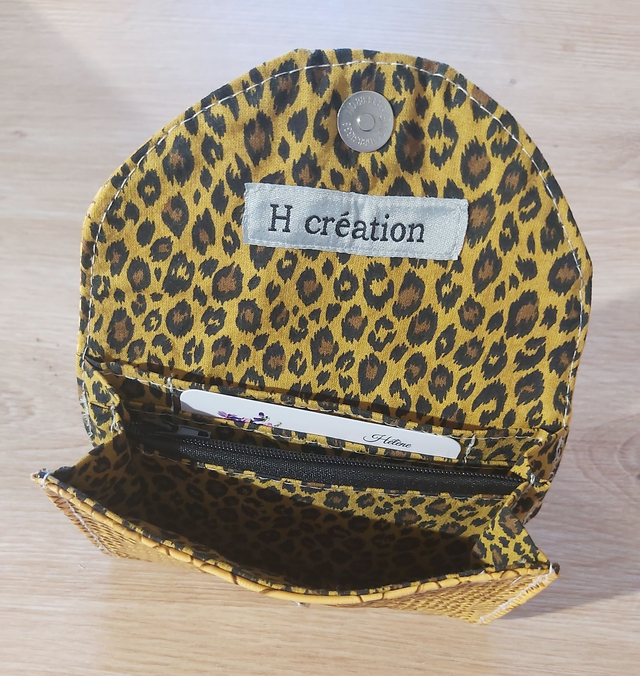 porte-monnaie léopard 