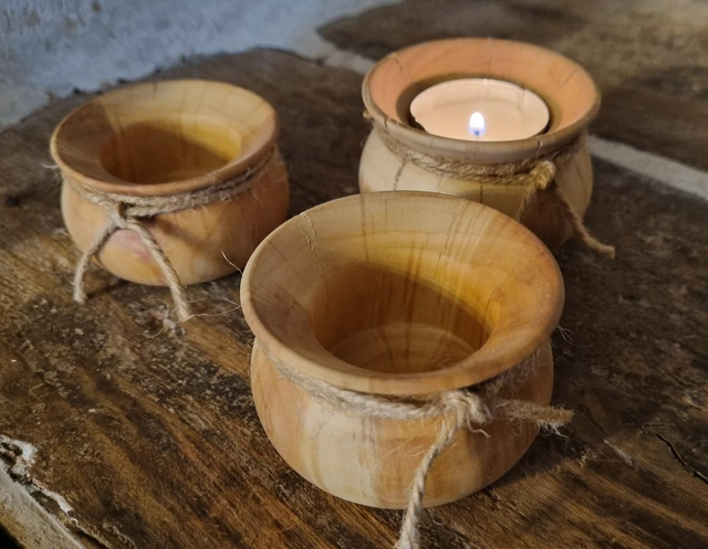 3 bougeoirs 