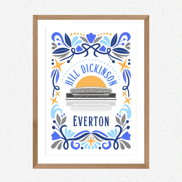 Hill Dickinson Everton Football Club Print