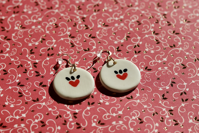 Boucles d’oreilles en céramique 