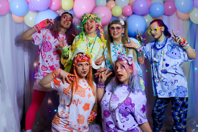 t-shirt poulpi rainbow family 