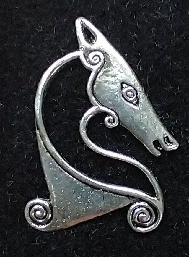 Pewter Lapel Pin - Horse head