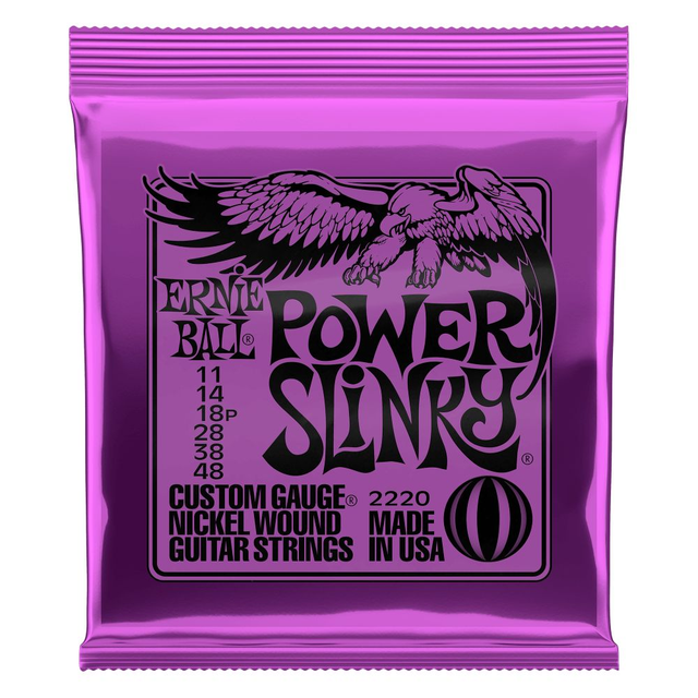 Ernie Ball Power Slinky Nickel Wound Electric Guitar Strings 