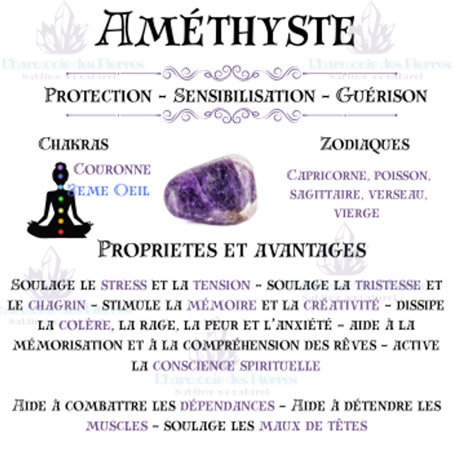 Pendentif en Améthyste " Métatron "