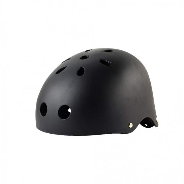 Casco Negro sin luz para patinete-Talla L/Black/White 