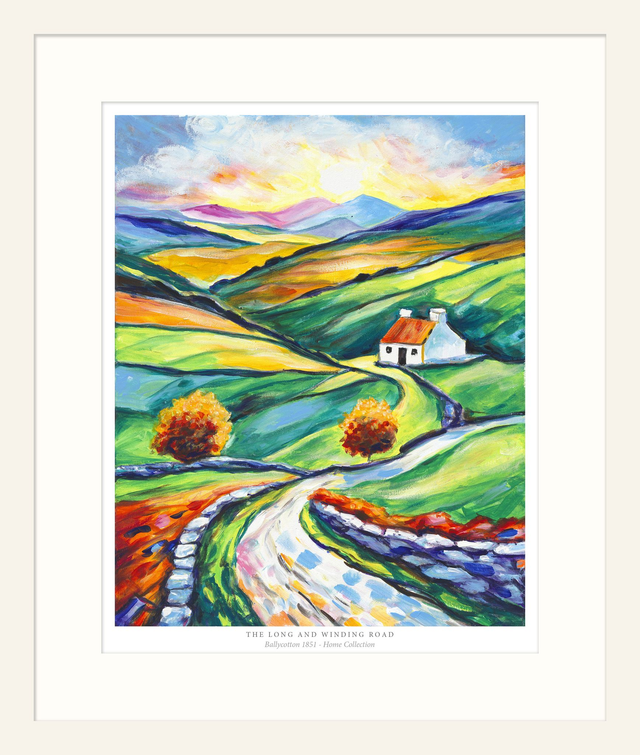 The Long And  Winding Road 12”x10” (Mount)
