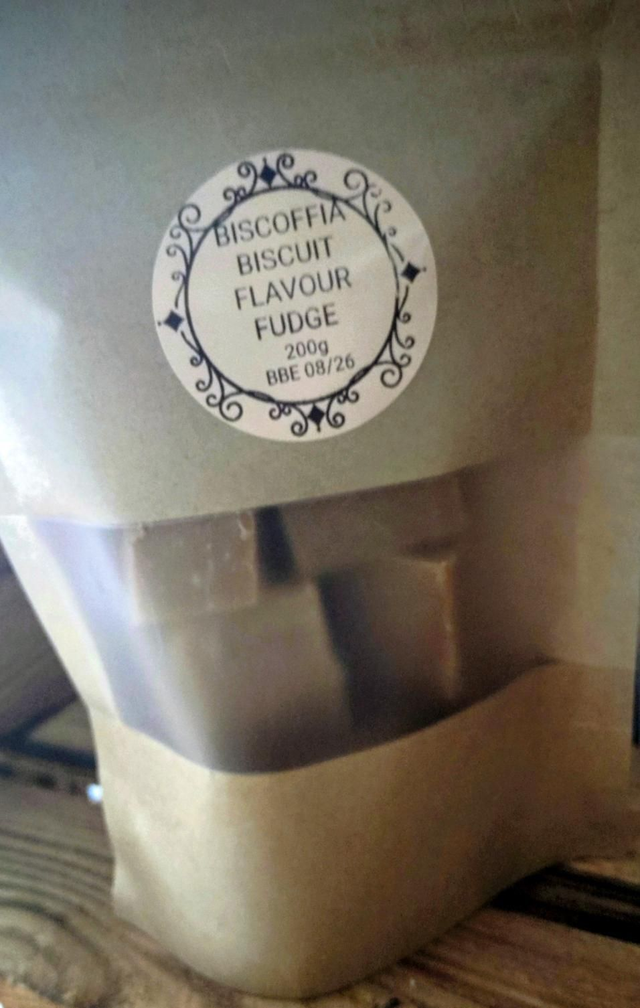 Biscoffia Biscuit Flavour Fudge 