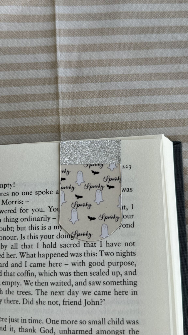 Marque-page magnétique simple, Collection Halloween Town, Spooky