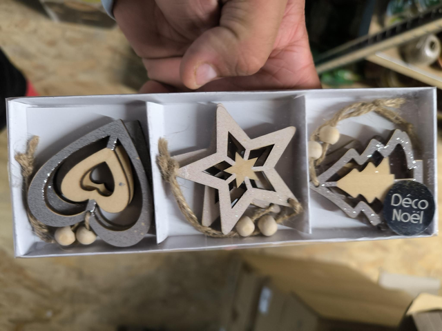 DÉCORATION NOËL 6 PIECES