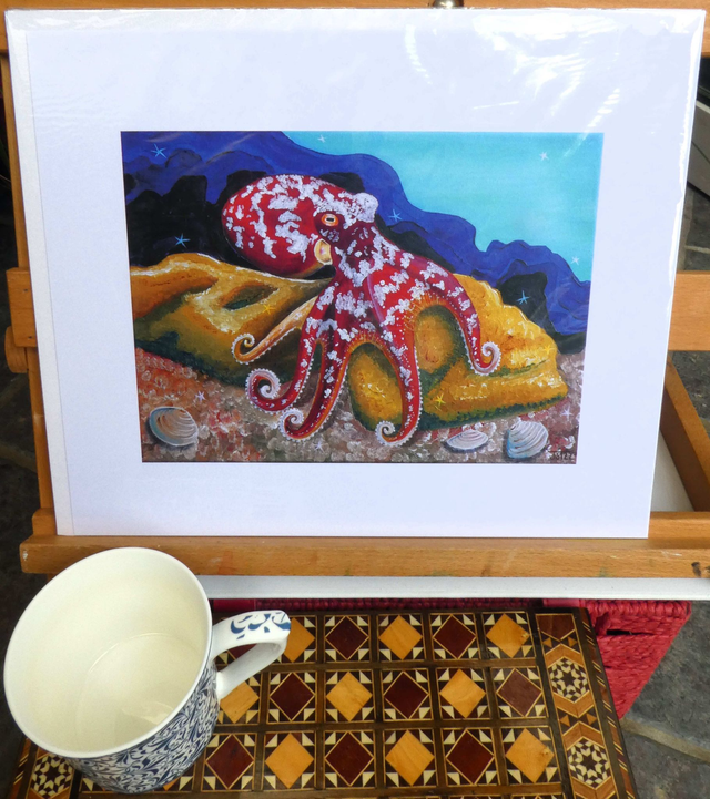 Open Edition Fine Art Print, from my "Marine Wonders" collection, "Cleverness" 