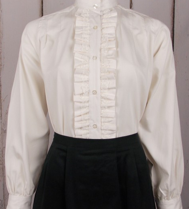 Ruffle Blouse Natural 