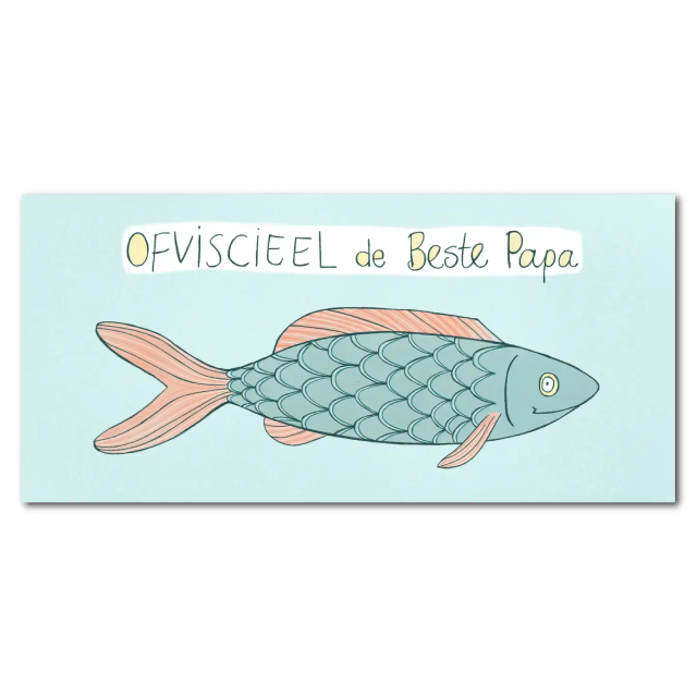 Ofviscieel de beste papa | kaart