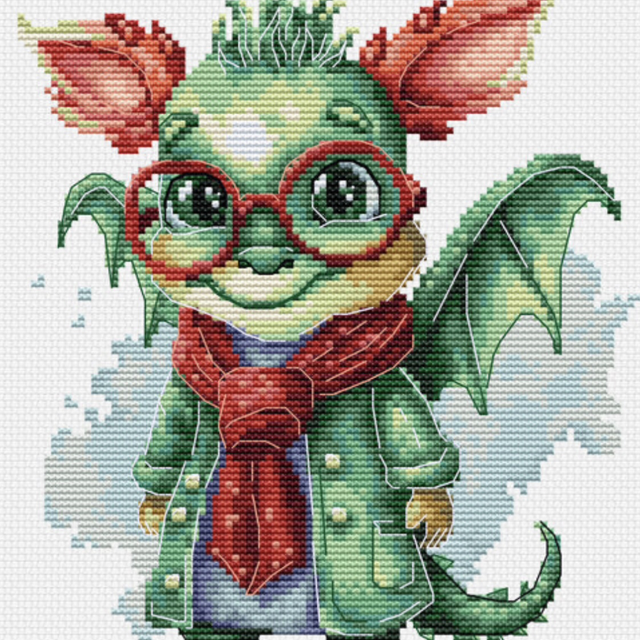 The Elegant Dragon Cross Stitch Kit by Luca-S