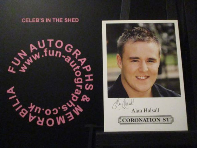 Alan Halsall (Tyrone Dobbs) Original Coronation Street Pre-Print 6x4 Cast Card