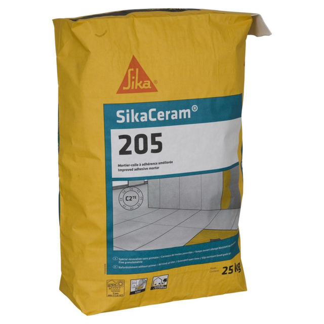 PROMO Sika Sikaceram 205 GRIS mortier colle amélioré 25kg