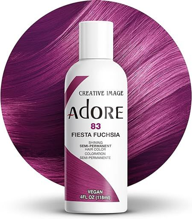 Adore Shining Semi Permanent Hair Colour 118ML (83 Fiesta Fuchsia)