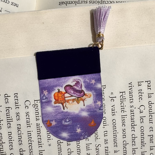 Marque-page magnétique Purple Witch 