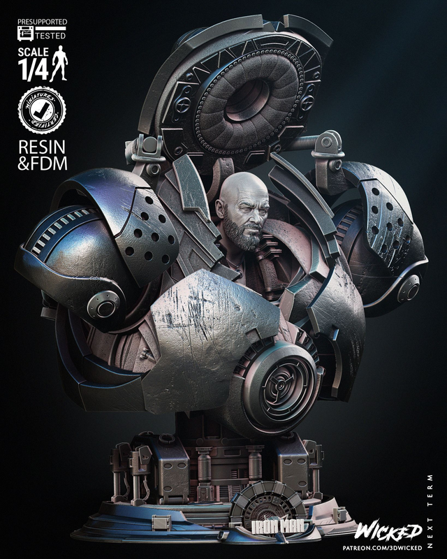 Buste IRON MONGER série movie