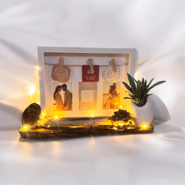 Porte photo bois flotté  